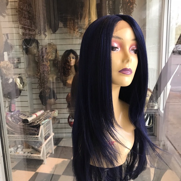 Long blue layers wig Lacefront Layers 2019 Sale - Picture 5 of 8